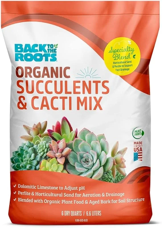 Back to the Roots Organic Succulent & Cacti Mix